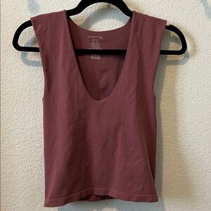 Free People Intimately Crop Tank Top Rose M/L
